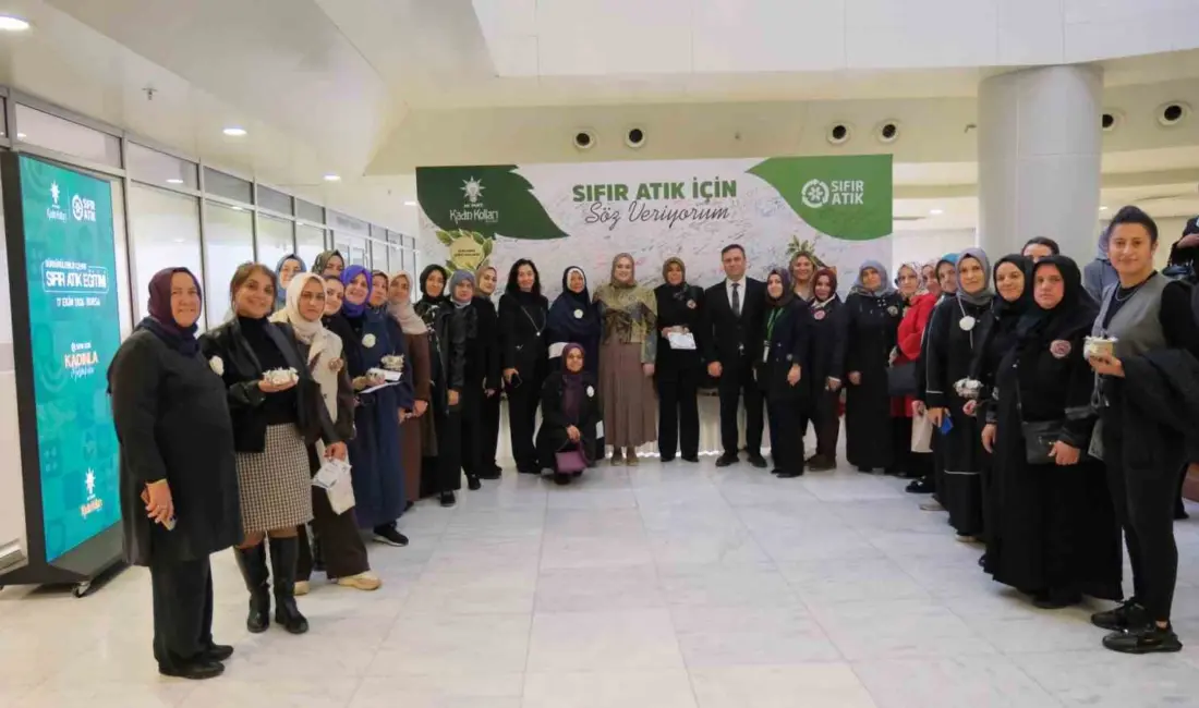 İnegöl Belediyesi, Bursa’da düzenlenen “Sürdürülebilir Çevre-Sıfır Atık Eğitimi” programında açtığı