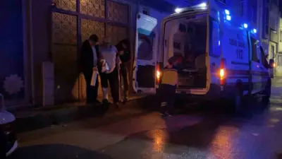 Bursa’nın İnegöl ilçesinde oksijen tüpünün bir anda alev alması sonucu