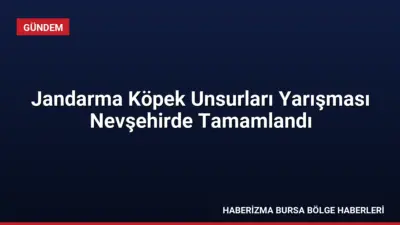 Nevşehir'deki Jandarma At ve Köpek Eğitim Merkezi'nde gerçekleşen yarışmaya 22