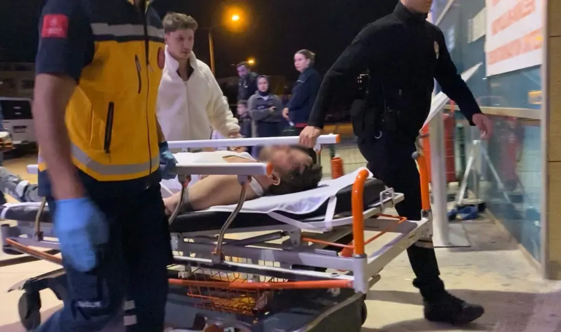 Bursa’nın İnegöl ilçesinde bir kafeteryada ısıtıcının bir anda harlayarak alev