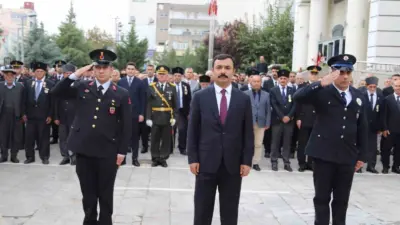 Adıyaman’ın Kahta ilçesinde, Cumhuriyet’in ilanının 103. yıl dönümü dolayısıyla düzenlenen