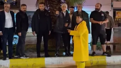 Adıyaman’ın Kahta ilçesinde akşam saat 20.30 sıralarında etkili olan şiddetli