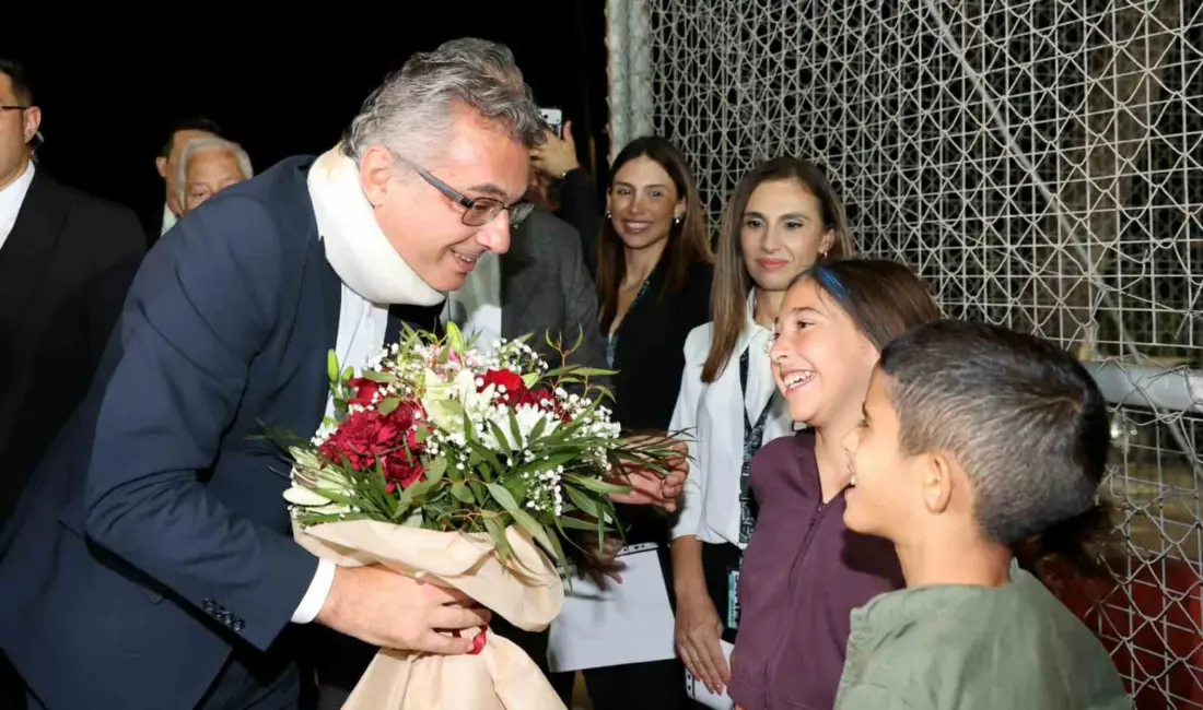 Kuzey Kıbrıs Türk Cumhuriyeti (KKTC) Cumhurbaşkanı Tufan Erhürman ile Güney