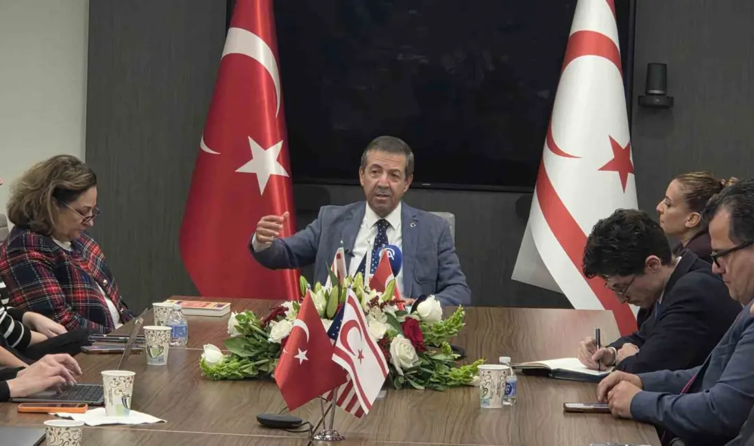 Kuzey Kıbrıs Türk Cumhuriyeti (KKTC) Dışişleri Bakanı Tahsin Ertuğruloğlu, Kıbrıs’ta