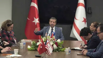 Kuzey Kıbrıs Türk Cumhuriyeti (KKTC) Dışişleri Bakanı Tahsin Ertuğruloğlu, Kıbrıs’ta