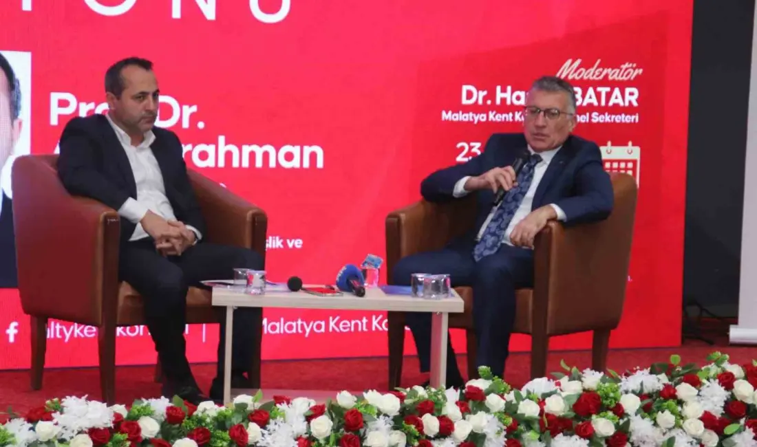 Malatya’da 12. Malatya Kitap Fuarı kapsamında düzenlenen “Jeopolitik Önemi Bakımından