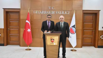 Malezya Ankara Büyükelçisi Adlan Mohd Shaffieq, beraberindeki heyetle birlikte Diyarbakır