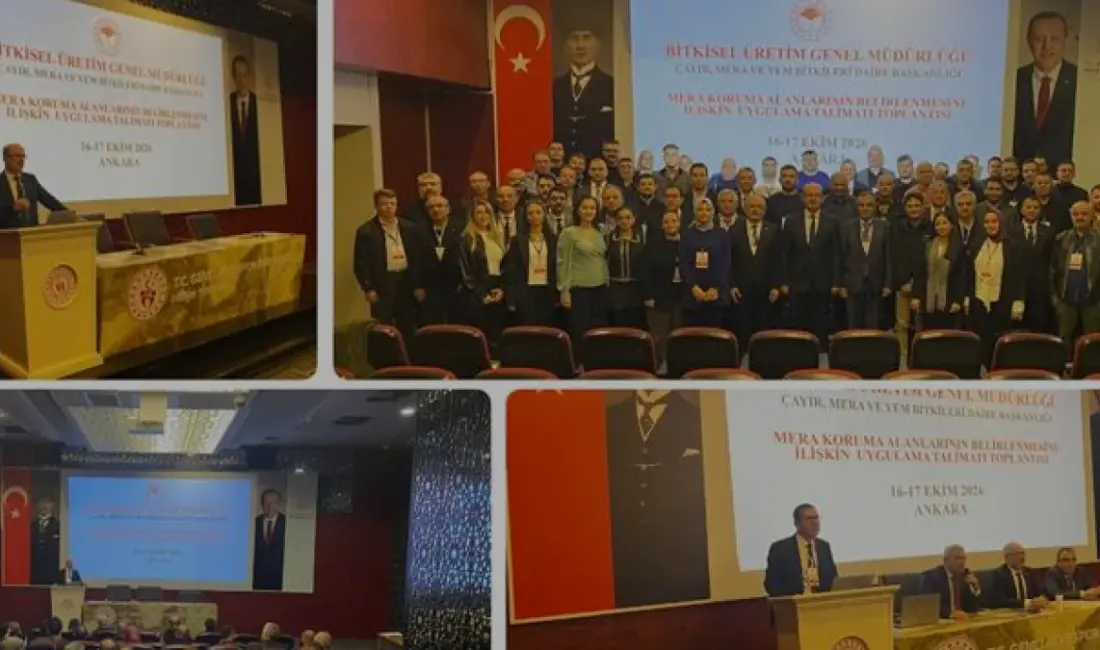 Ankara'da düzenlenen Mera Koruma Alanları Toplantısı'nda, kaynakların sürdürülebilir yönetimi ve