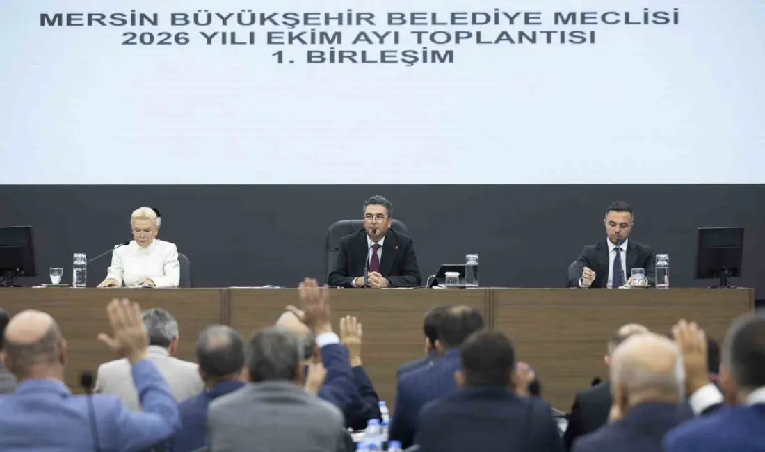 Mersin Büyükşehir Belediye Meclisinin 2026 Yılı Ekim Ayı Olağan Toplantısı