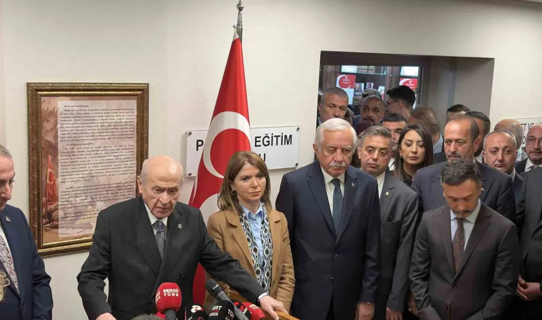 Milliyetçi Hareket Partisi (MHP) lideri Devlet Bahçeli, Terörsüz Türkiye sürecine