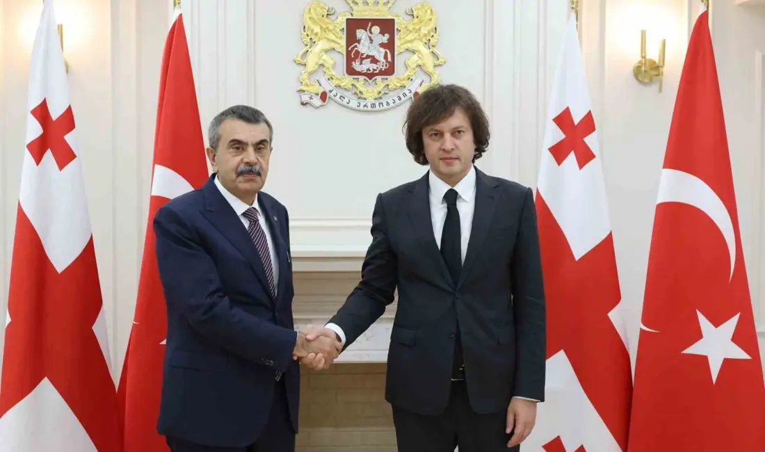 Milli Eğitim Bakanı Yusuf Tekin, Gürcistan Başbakanı İrakli Kobakhidze ile