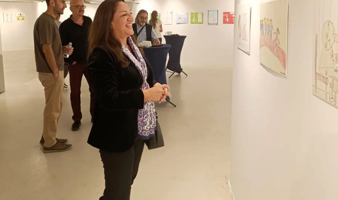 Nilüfer Belediyesi’nin ev sahipliğinde düzenlenen “Kuklalar-Kukla Tiyatrosu” Uluslararası Karikatür Sergisi,