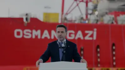 Osman Gazi Yüzer Üretim Platformu, Sakarya Gaz Sahası'nda görevine başladı.