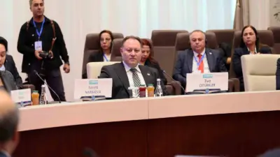 Kuzey Kıbrıs Türk Cumhuriyeti (KKTC) Cumhuriyet Meclisi Başkanı Ziya Öztürkler,