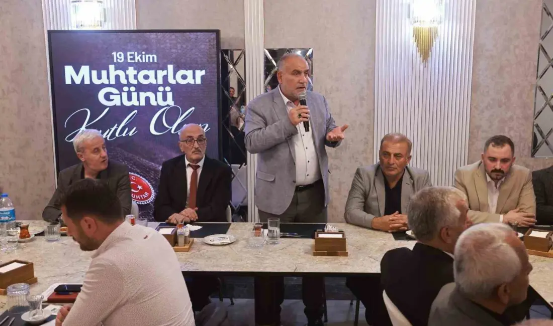 SAMSUN (İHA) – Samsun’un Canik Belediye Başkanı İbrahim Sandıkçı, muhtarlarla