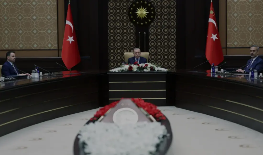 Cumhurbaşkanı Erdoğan başkanlığında toplanan Siber Güvenlik Kurulu, Cumhurbaşkanlığı Külliyesinde stratejik