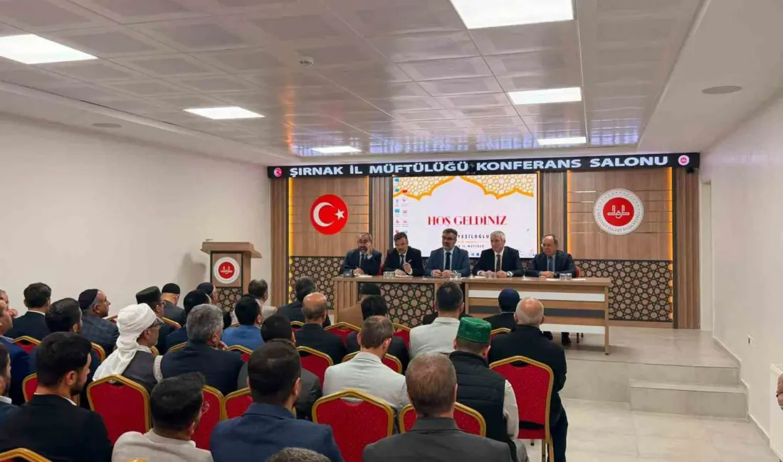 Diyanet İşleri Başkanlığı’nın 2026 yılı saha buluşmaları kapsamında Şırnak’ta düzenlenen