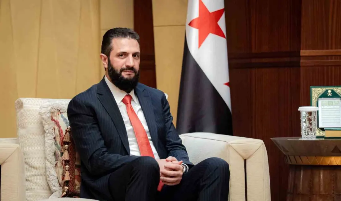 Suriye Devlet Başkanı Ahmed eş-Şara, Suudi Arabistan’ın başkenti Riyad’a gerçekleştirdiği