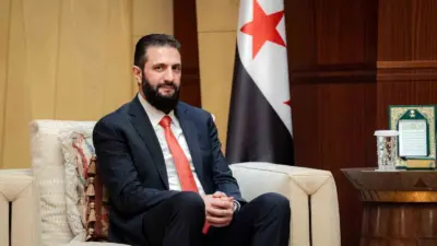 Suriye Devlet Başkanı Ahmed eş-Şara, Suudi Arabistan’ın başkenti Riyad’a gerçekleştirdiği