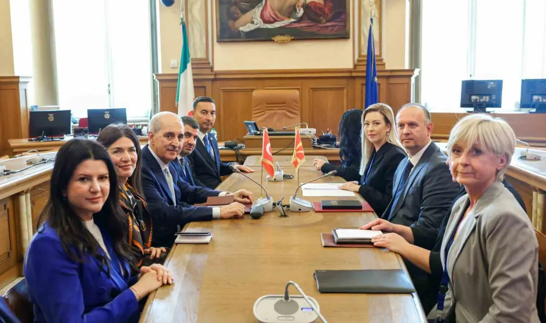 Avrupa Parlamento Başkanları Konferansı dolayısıyla İtalya’nın başkenti Roma’da bulunan Türkiye