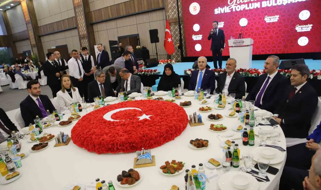 TBMM Başkanı Numan Kurtulmuş Gaziantep’te sivil toplum buluşmaları programına katıldı.