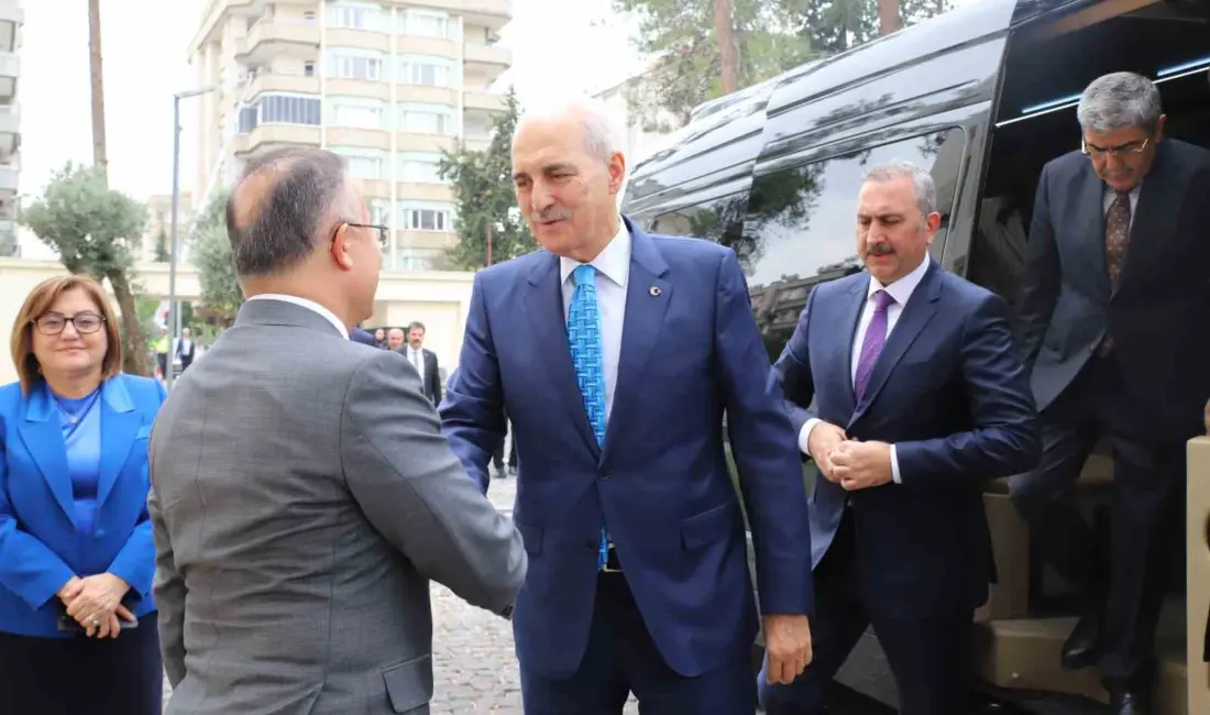 TBMM Başkanı Numan Kurtulmuş Gaziantep Valiliğini ziyaret etti. TBMM Başkanı