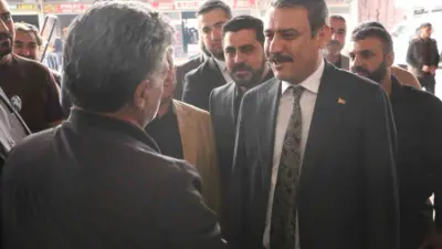 Milliyetçi Hareket Partisi (MHP) Diyarbakır İl Başkanı Hasan Özcoşkun ve