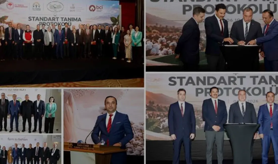 İzmir'de gerçekleşen Türkiye Pamuk Zirvesi'nde İTU sertifikalı pamuklar için BCI