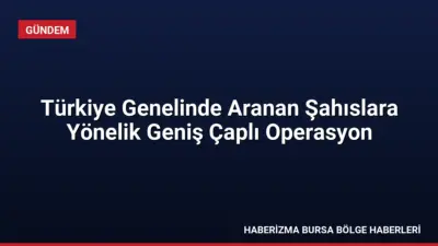 Türkiye genelinde düzenlenen Aranan Şahıslar Uygulamasında 25 binden fazla personelin