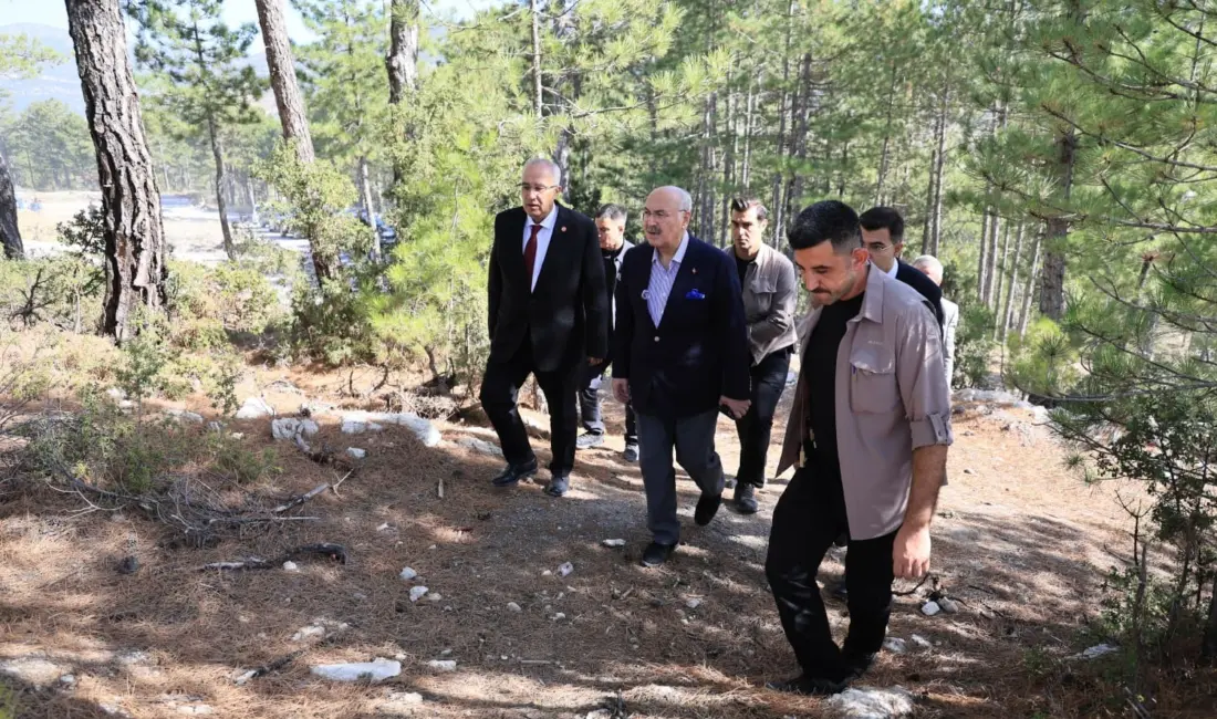 Denizli Valisi Yavuz Selim Köşger, Çameli ziyareti kapsamında ilçede yapımı