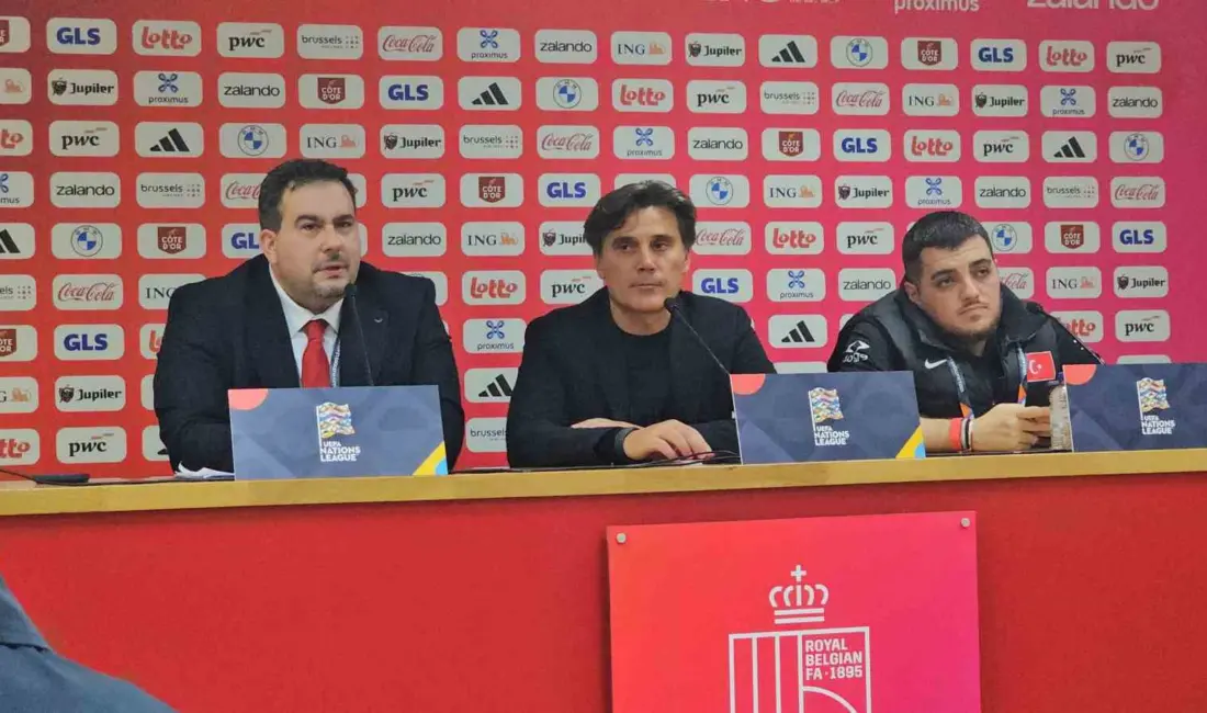 A Milli Takım Teknik Direktörü Vincenzo Montella, Belçika karşısında maçın
