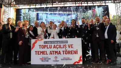Denizli Büyükşehir Belediyesi’nin Toplu Açılış ve Temel Atma Töreni’ne katılan