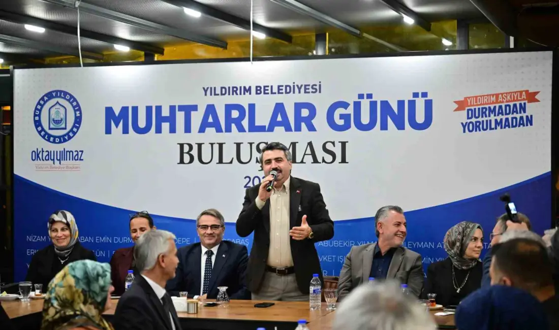 Yıldırım Belediye Başkanı Oktay Yılmaz, 19 Ekim ‘Muhtarlar Günü’ dolayısıyla