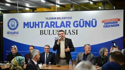 Yıldırım Belediye Başkanı Oktay Yılmaz, 19 Ekim ‘Muhtarlar Günü’ dolayısıyla