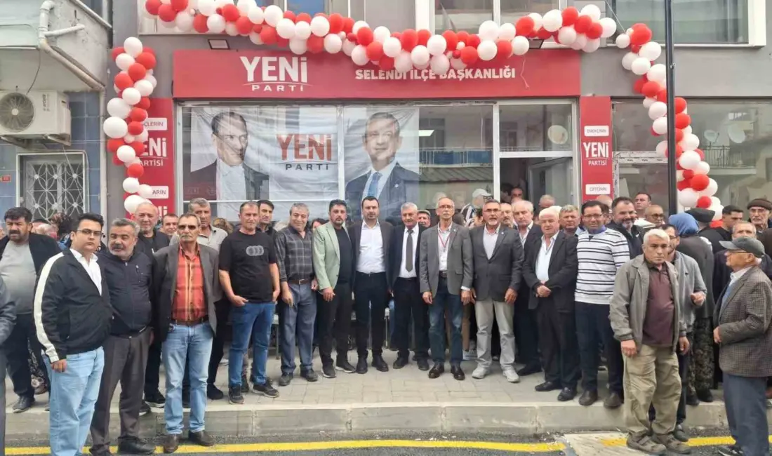 YENİ Parti Selendi İlçe Başkanlığı Kongresi’nde 207 oy alan kurucu